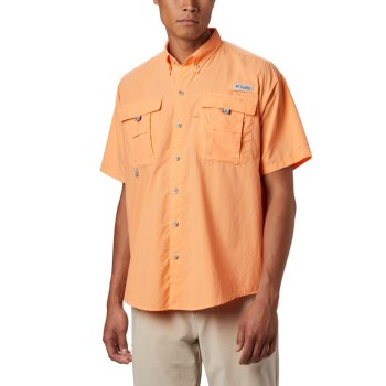 Columbia PFG Bahama II Short Sleeve, Camisa Naranjas Para Hombre | 739681-TJG